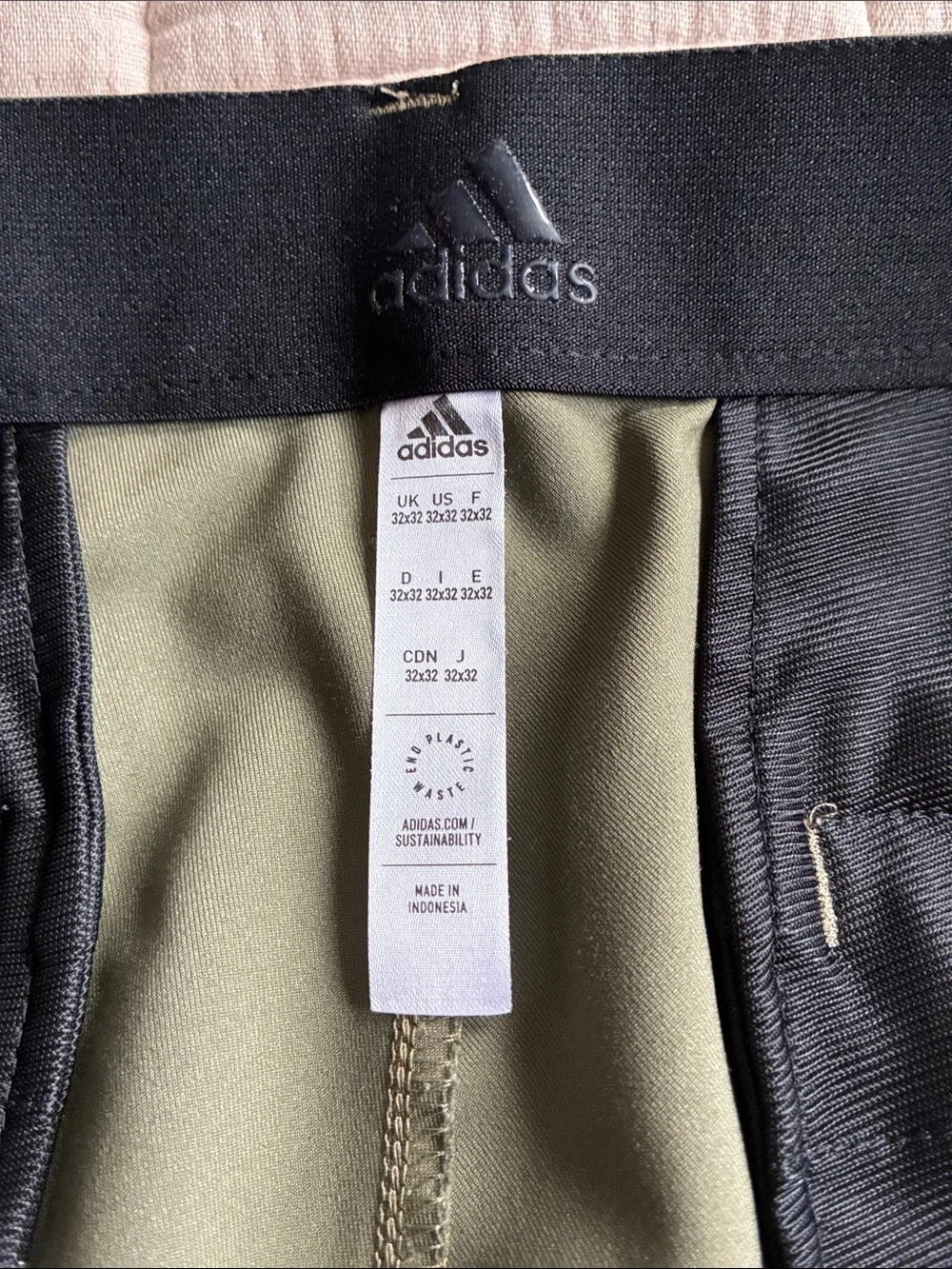 adidas Men’s Olive Green golf pants